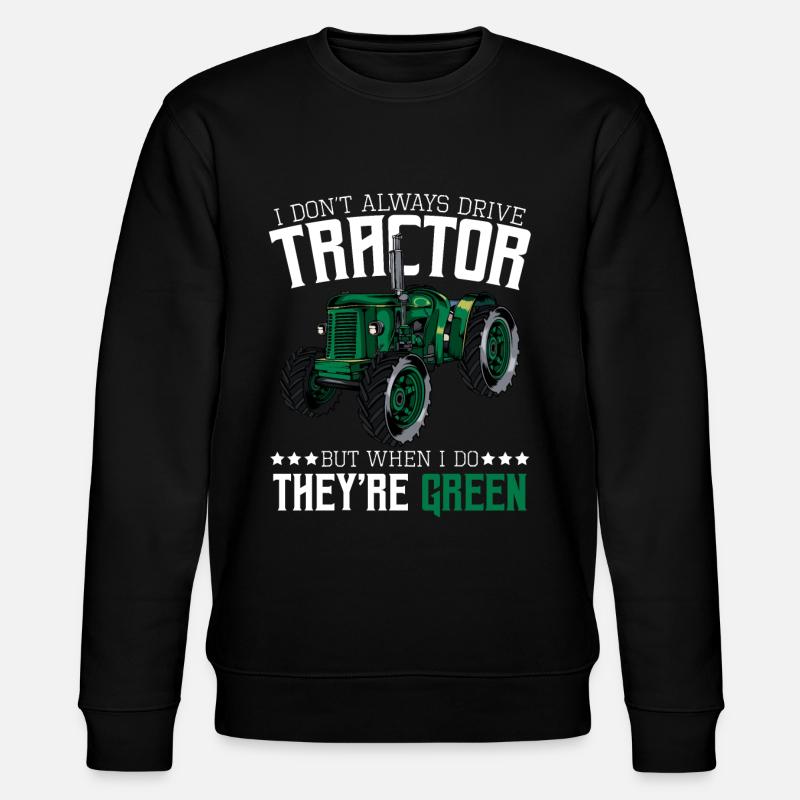 Traktor - Stanley/Stella Unisex Bio-Sweatshirt CHANGER  - Schwarz