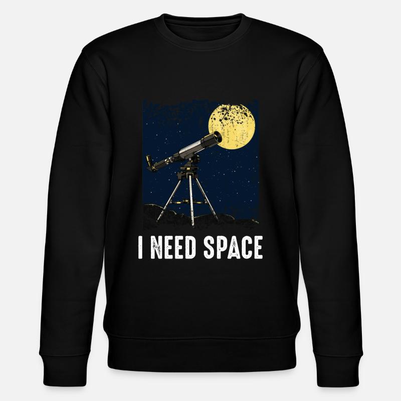 Astronomie - Stanley/Stella Unisex Bio-Sweatshirt CHANGER  - Schwarz