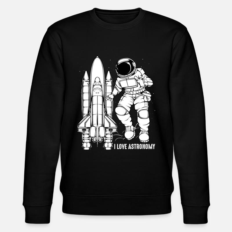 astronaute - Sweat bio CHANGER Stanley/Stella Unisexe - noir