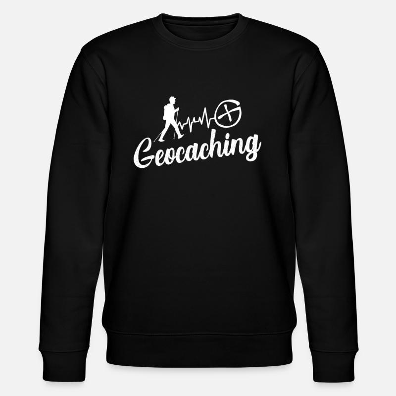 Geocaching - Stanley/Stella Unisex Bio-Sweatshirt CHANGER  - Schwarz