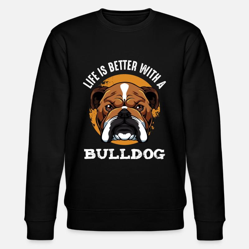 Bouledogue - Sweat bio CHANGER Stanley/Stella Unisexe - noir