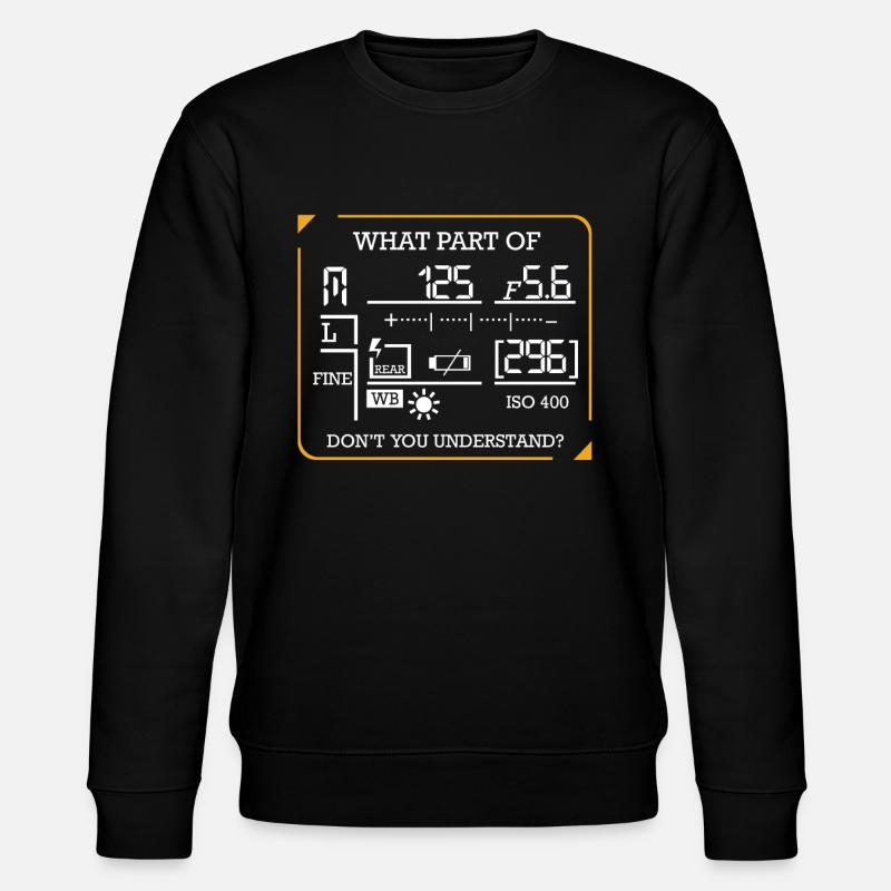 Fotograf - Stanley/Stella Unisex Bio-Sweatshirt CHANGER  - Schwarz