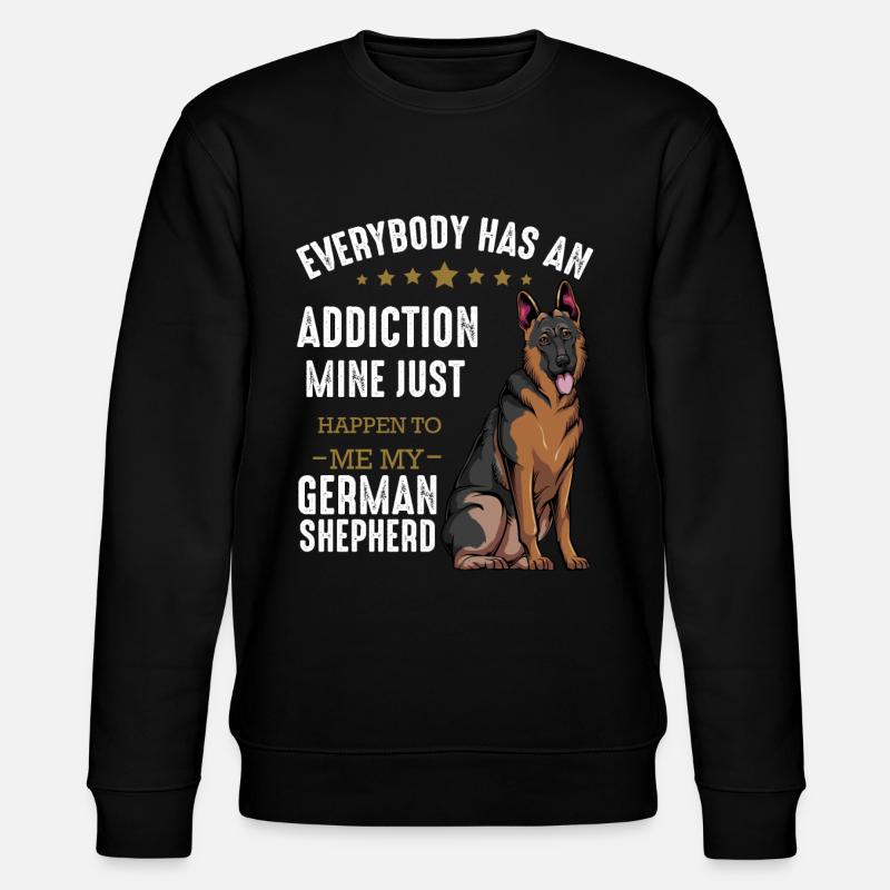 Schäferhund - Stanley/Stella Unisex Bio-Sweatshirt CHANGER  - Schwarz