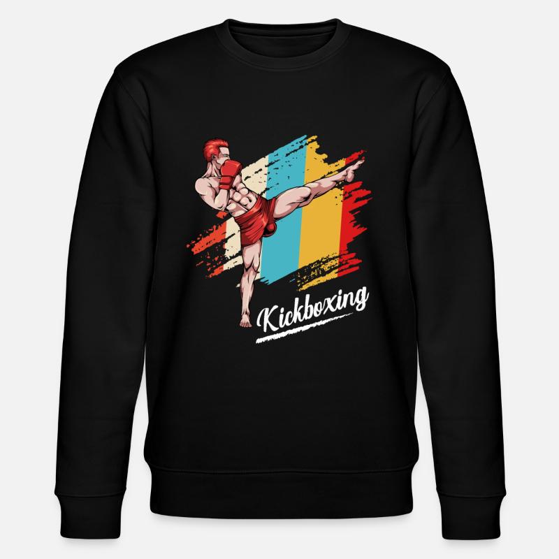 Kickboxing - Stanley/Stella Unisex Bio-Sweatshirt CHANGER  - Schwarz