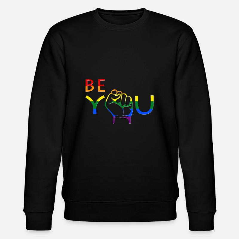 Gay Pride - Stanley/Stella Unisex Bio-Sweatshirt CHANGER  - Schwarz