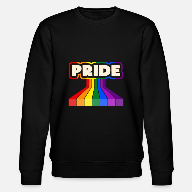 Gay Pride - Stanley/Stella Unisex Bio-Sweatshirt CHANGER  - Schwarz