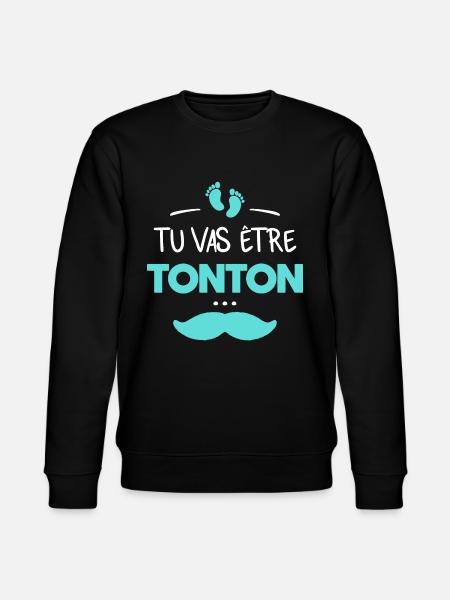 Tu vas être tonton - Sweat bio CHANGER Stanley/Stella Unisexe - noir