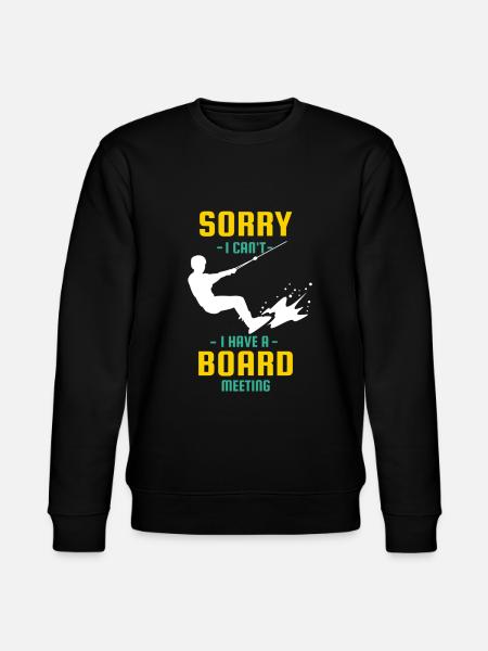 wakeboarding lovers - Stanley/Stella CHANGER Unisex Organic Sweatshirt - black