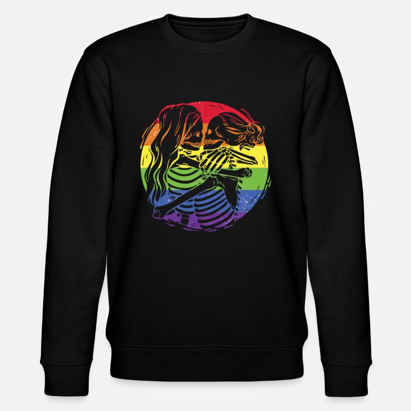 Lesben Gay Pride Bisexuell - Stanley/Stella Unisex Bio-Sweatshirt CHANGER  - Schwarz