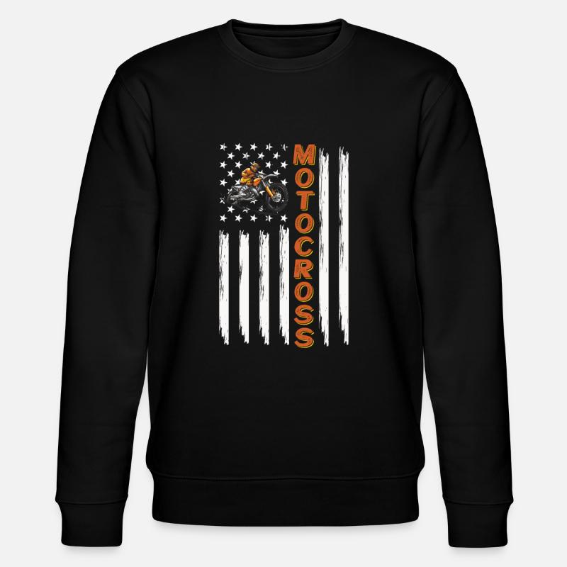 Descente VTT Moto Cross - Sweat bio CHANGER Stanley/Stella Unisexe - noir