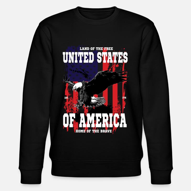 États-Unis États-Unis d’Amérique - Sweat bio CHANGER Stanley/Stella Unisexe - noir
