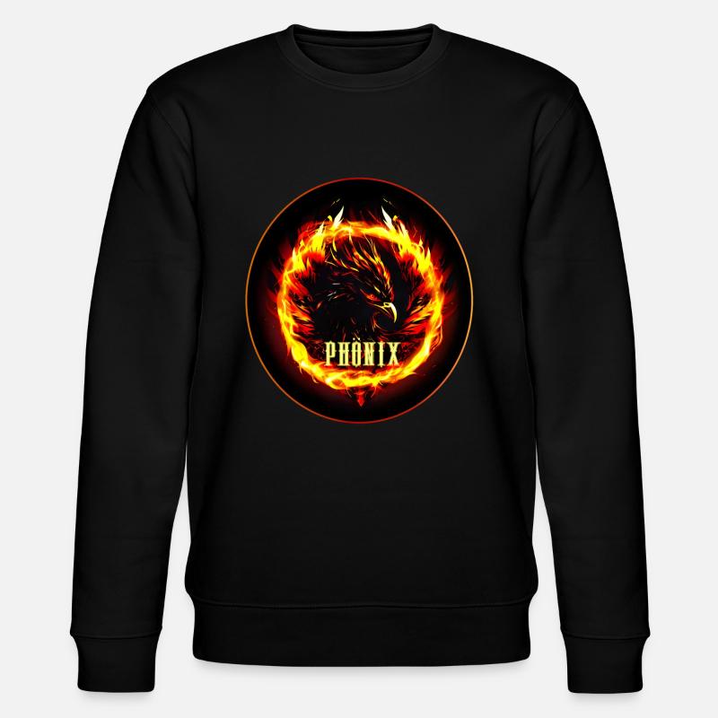 PHÖNIX - Stanley/Stella Unisex Bio-Sweatshirt CHANGER  - Schwarz