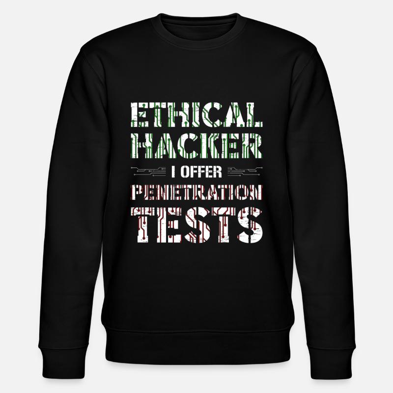 Computer Security Hacker Webentwickler - Stanley/Stella Unisex Bio-Sweatshirt CHANGER  - Schwarz