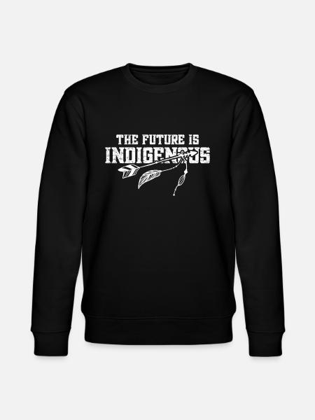 The Future Is Indigenous - Stanley/Stella CHANGER Unisex Organic Sweatshirt - black