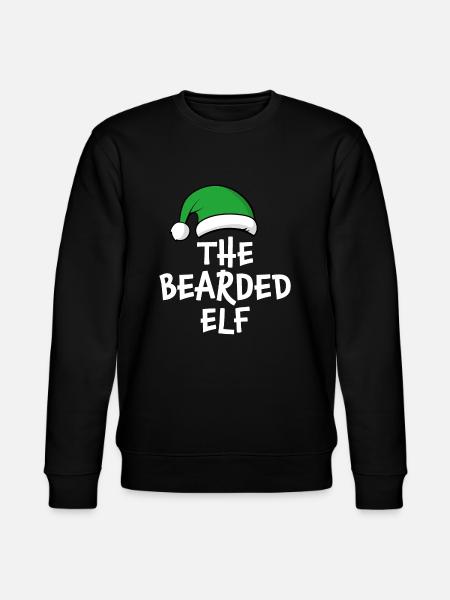 The Bearded Elf - Stanley/Stella CHANGER Unisex Organic Sweatshirt - black