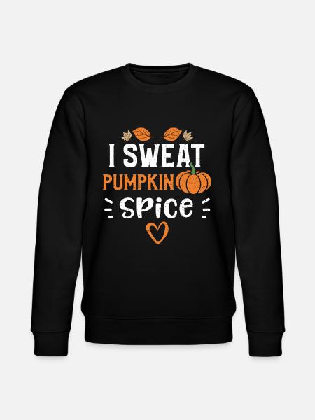I Sweat Pumpkin Spice - Pumpkin - Sweat bio CHANGER Stanley/Stella Unisexe - noir
