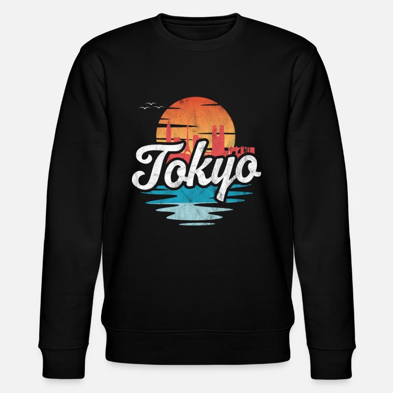 Tokio - Stanley/Stella Unisex Bio-Sweatshirt CHANGER  - Schwarz