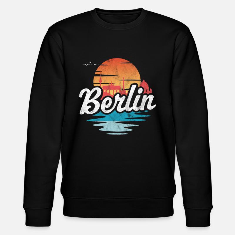 Berlin - Sweat bio CHANGER Stanley/Stella Unisexe - noir