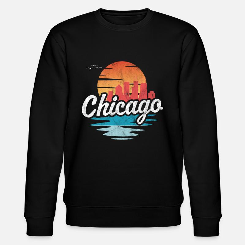 Chicago - Sweat bio CHANGER Stanley/Stella Unisexe - noir