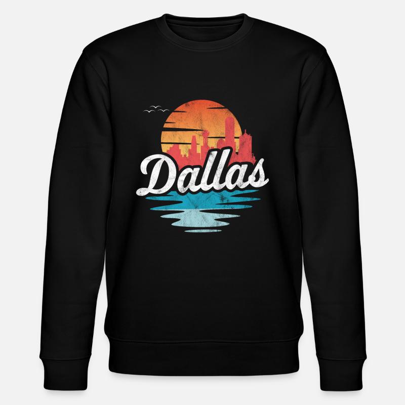 Dallas - Stanley/Stella Unisex Bio-Sweatshirt CHANGER - Schwarz