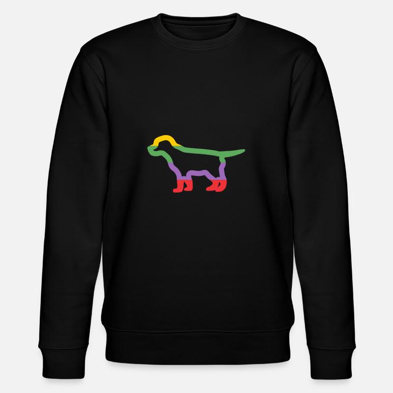 Hund - Stanley/Stella Unisex Bio-Sweatshirt CHANGER  - Schwarz