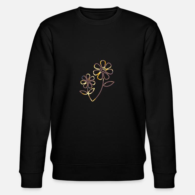 Blume - Stanley/Stella Unisex Bio-Sweatshirt CHANGER  - Schwarz