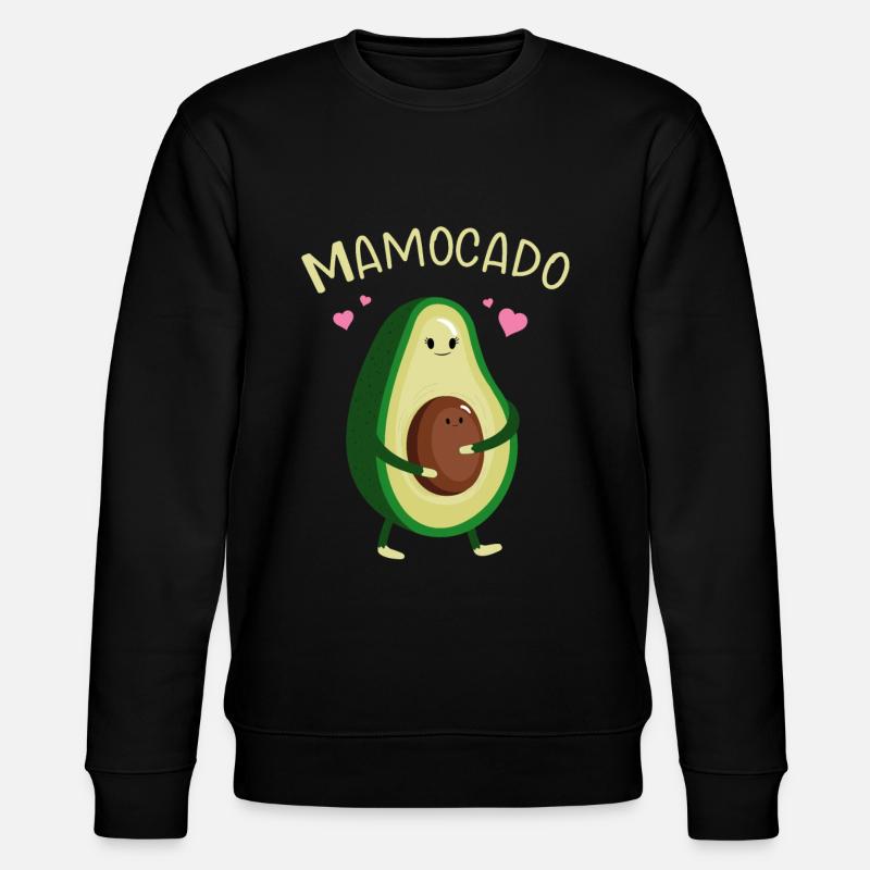 Avocado Mama Mamocado - Stanley/Stella CHANGER Unisex Organic Sweatshirt - black