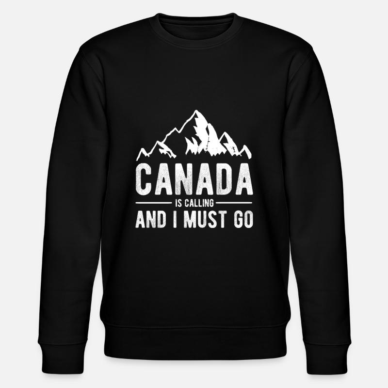 Canada Is Calling - Stanley/Stella Unisex Bio-Sweatshirt CHANGER - Schwarz