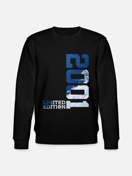 LIMITED EDITION 2001 25TH BIRTHDAY - Stanley/Stella CHANGER Unisex Organic Sweatshirt - black