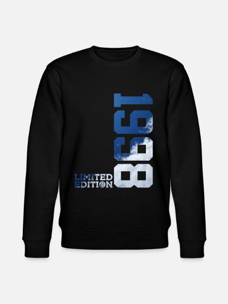 LIMITED EDITION 1998 28TH BIRTHDAY - Stanley/Stella CHANGER Unisex Organic Sweatshirt - black