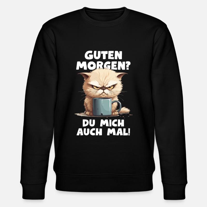 Grumpy 6 FERTIG - Stanley/Stella Unisex Bio-Sweatshirt CHANGER  - Schwarz