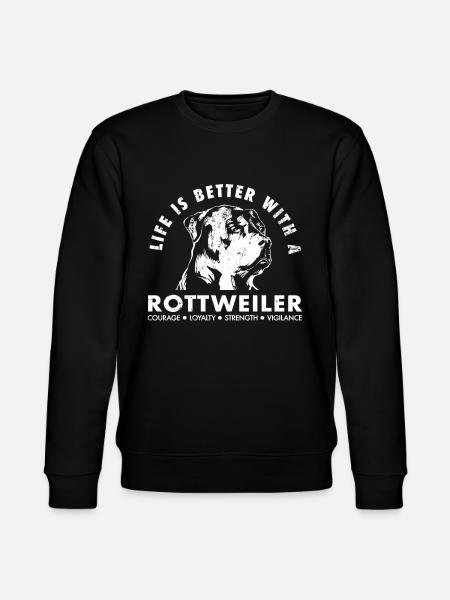 rottweiler - Stanley/Stella CHANGER Unisex Organic Sweatshirt - black