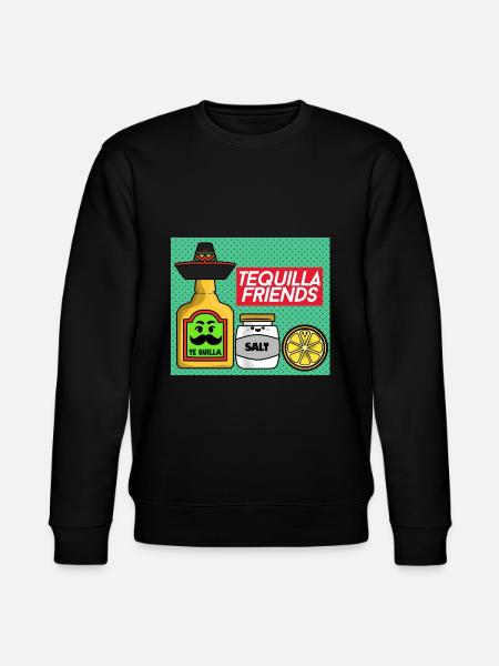 Tequila's friends tequila friends - Stanley/Stella CHANGER Unisex Organic Sweatshirt - black