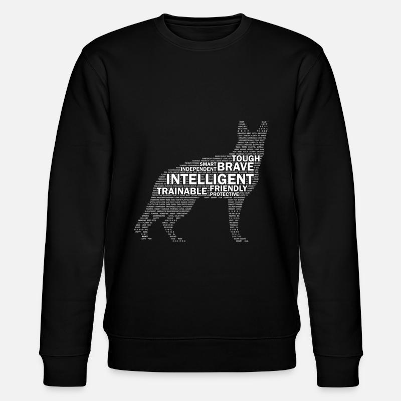 Schäferhund - Stanley/Stella Unisex Bio-Sweatshirt CHANGER  - Schwarz