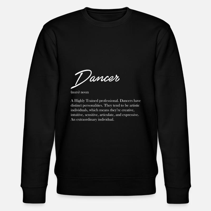 Tänzer Definition - Stanley/Stella Unisex Bio-Sweatshirt CHANGER  - Schwarz