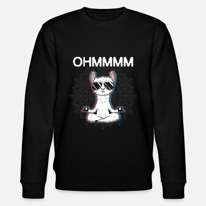 OHMMM Meditation Lama yoga - Sweat bio CHANGER Stanley/Stella Unisexe - noir