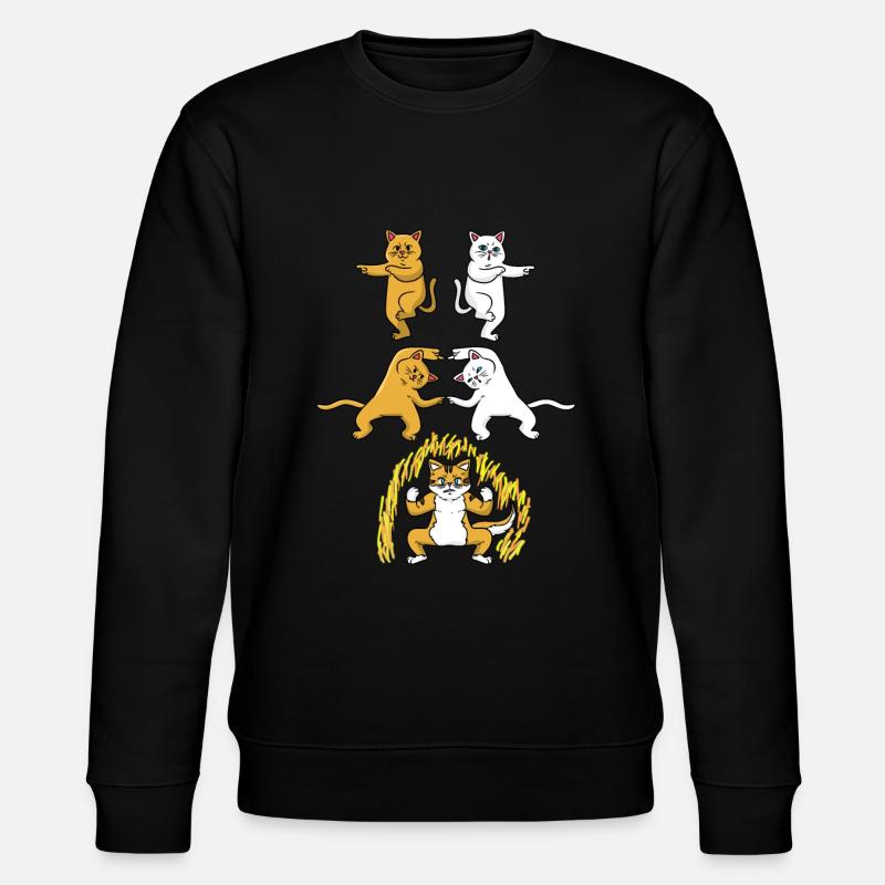 Cat Fusion Superpower Anime Drôle - Sweat bio CHANGER Stanley/Stella Unisexe - noir