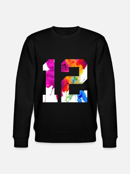 NUMÉRO 12 ANS 12E ANNIVERSAIRE - Sweat bio CHANGER Stanley/Stella Unisexe - noir