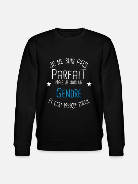 Gendre - Sweat bio CHANGER Stanley/Stella Unisexe - noir