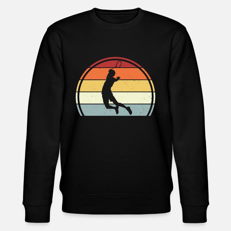 Badminton - Sweat bio CHANGER Stanley/Stella Unisexe - noir