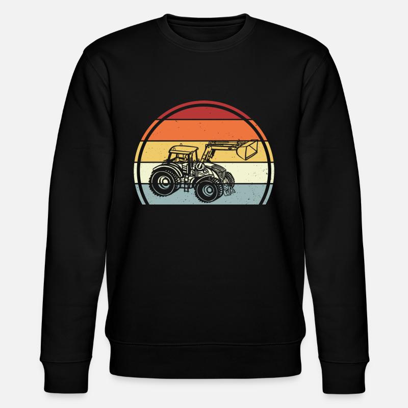 Traktor - Stanley/Stella Unisex Bio-Sweatshirt CHANGER  - Schwarz