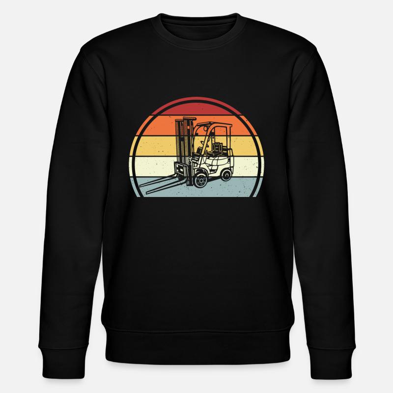 Forklift Forklift - Stanley/Stella CHANGER Unisex Organic Sweatshirt - black