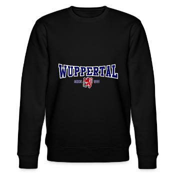 WUPPERTAL - Stanley/Stella Unisex Bio-Sweatshirt CHANGER  - Schwarz - Vorne - Nik (191cm) & Marisol (170cm)