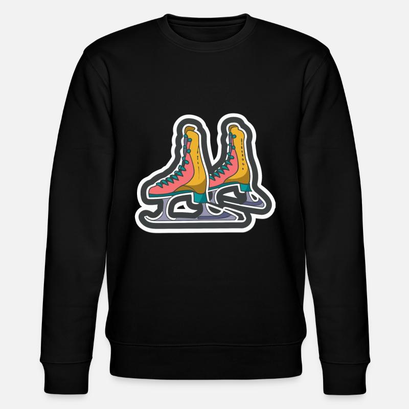 Eislaufschuhe - Stanley/Stella Unisex Bio-Sweatshirt CHANGER - Schwarz