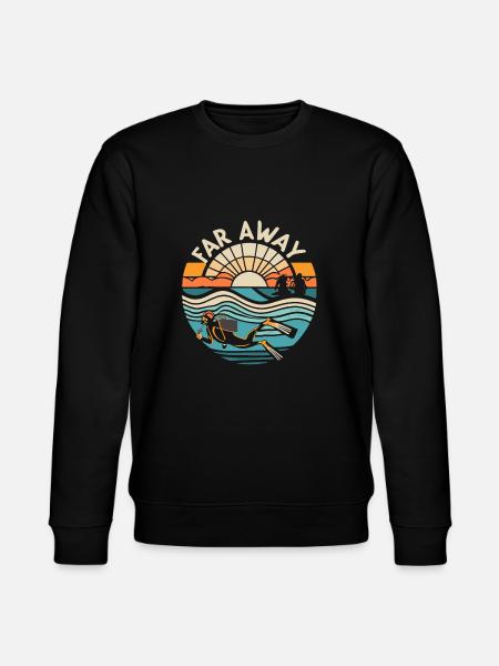 Scuba Diving - Stanley/Stella Unisex Bio-Sweatshirt CHANGER  - Schwarz