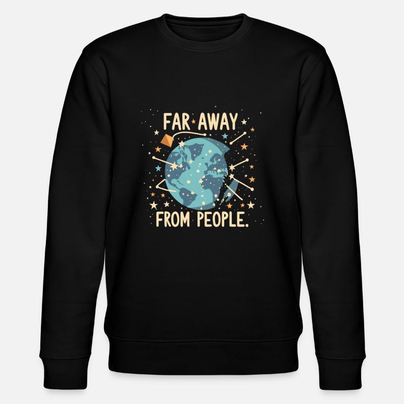Planet - Stanley/Stella Unisex Bio-Sweatshirt CHANGER  - Schwarz