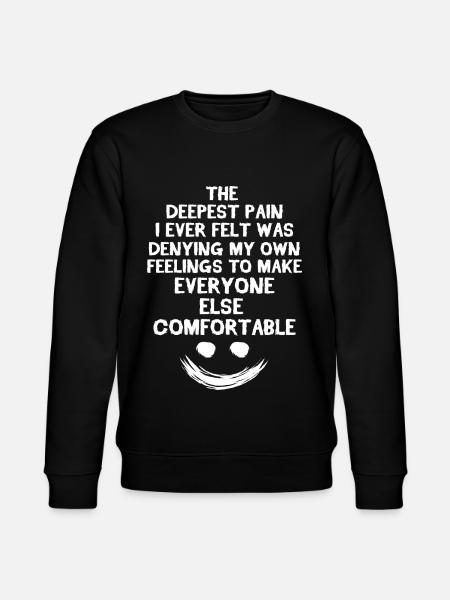 Depression Deppressive Psyche Therapy Bipolar - Stanley/Stella CHANGER Unisex Organic Sweatshirt - black