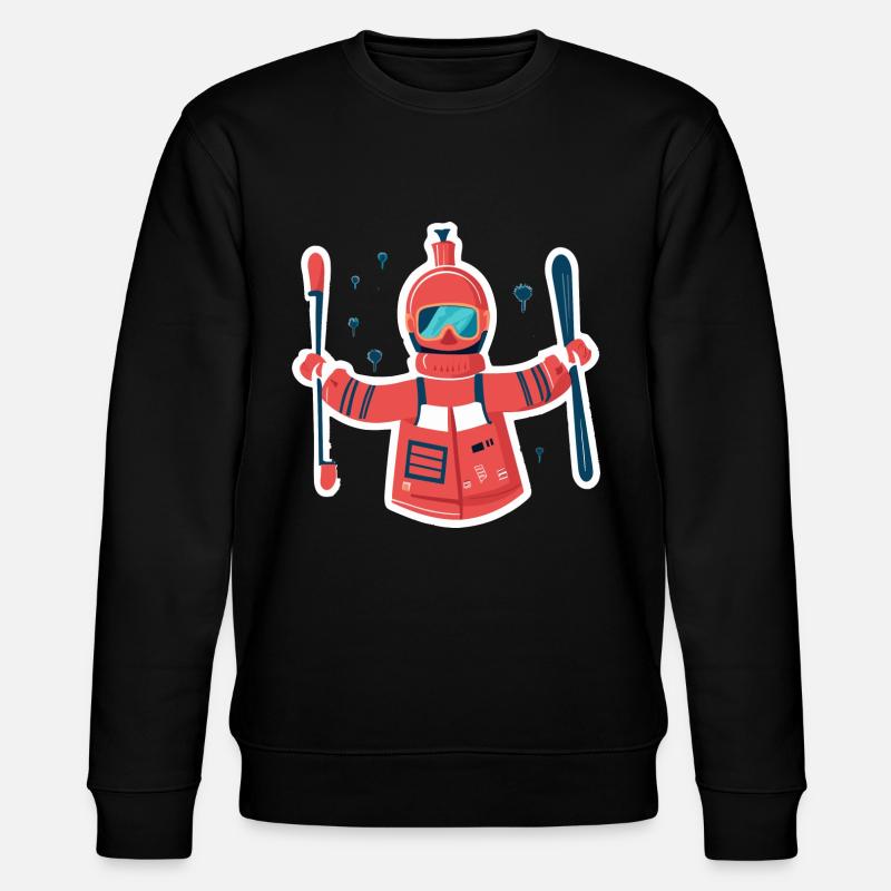 Snowboarden - Stanley/Stella Unisex Bio-Sweatshirt CHANGER  - Schwarz