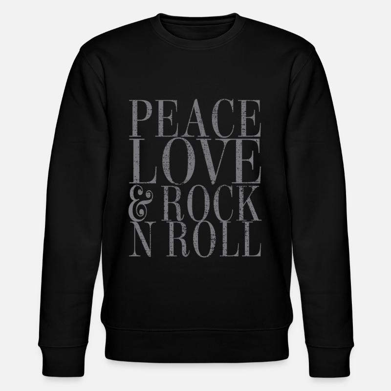 Rock And Roll - Stanley/Stella Unisex Bio-Sweatshirt CHANGER  - Schwarz