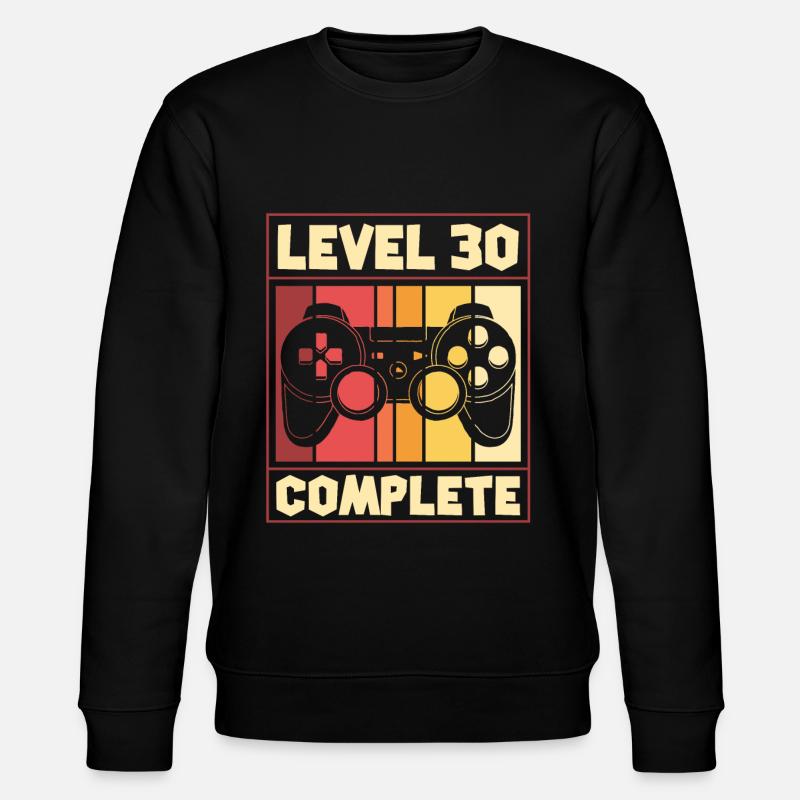 Niveau 30 complet - jeux, anniversaire - Sweat bio CHANGER Stanley/Stella Unisexe - noir